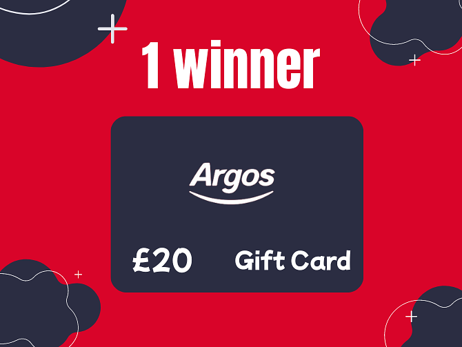 Free entry £20 Argos gift card + 4 x £10 site credit RichAmigos